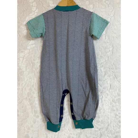 Vintage Baby B’Gosh Nautical Sailboat One-Piece Romper 12 Months 80s 90s Perfect - Picture 6 of 6